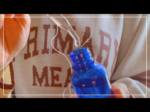 【ASMR】スポイトで水を垂らす音💧Water Glass Dropper(NO Talking)