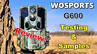 🦌2022 Review: WoSports 30MP FHD Trail Camera. Testing and Samples