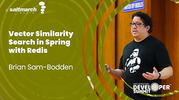Vector Similarity Search in Spring by Redis Brian Sam Bodden