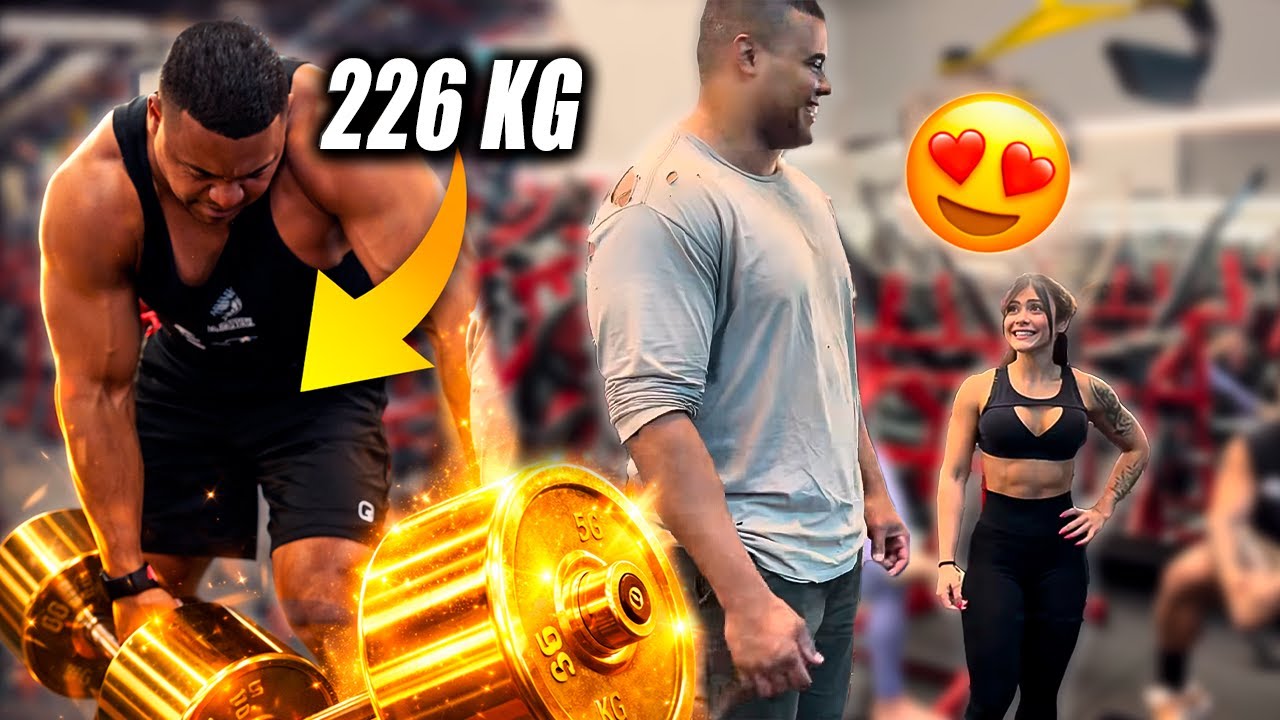 SE ENAMORA DEL GIGANTE BITELO Y SU INCREÍBLE FUERZA 226 KG DE MANCUERNA - Victor Valdivia