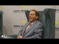 Nick Saban opens up about NIL at Jimmy Rane Foundation Golf Event