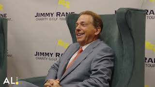 Nick Saban opens up about NIL at Jimmy Rane Foundation Golf Event