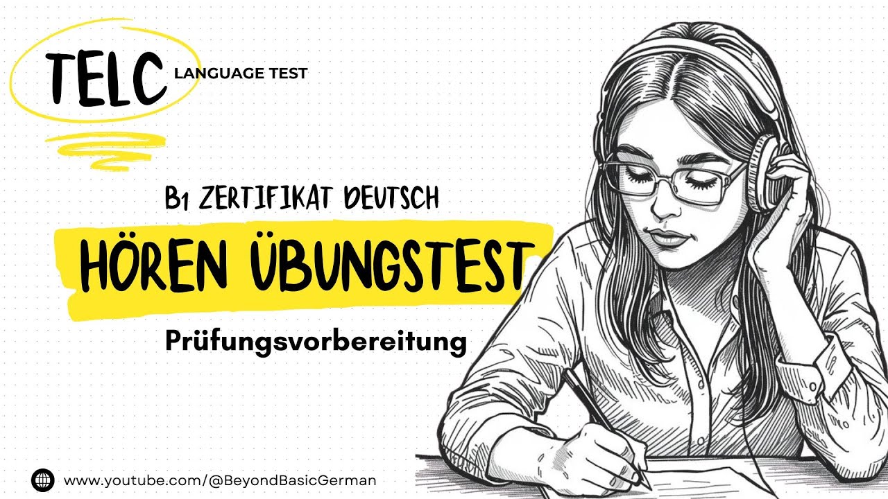 TELC  B1 ZERTIFIKAT  HÖREN 2025 Modelltest 06