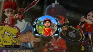 DJ SPONGEBOB VERSI BOBOIBOY, MONKART, SIVA, EJEN ALI - (COVER PARODI)