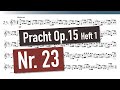 Robert Pracht - Neue Violin Etüden Op. 15 (Heft 1) - Nr. 23