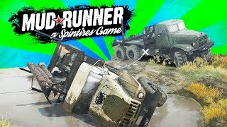 Multiplayer Mudrunning! - Spintires: MudRunner Gameplay screenshot 1