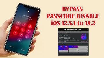 Bypass Passcode / Hello  iOS 12.5.1 - 18.2 Windows with Ramdisk tool