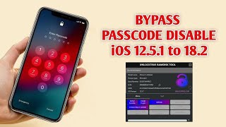 Bypass Passcode / Hello  iOS 12.5.1 - 18.2 Windows with Ramdisk tool