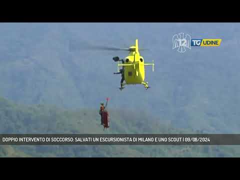 DOPPIO INTERVENTO DI SOCCORSO: SALVATI UN ESCURSIONISTA DI MILANO E UNO SCOUT | 09/08/2024