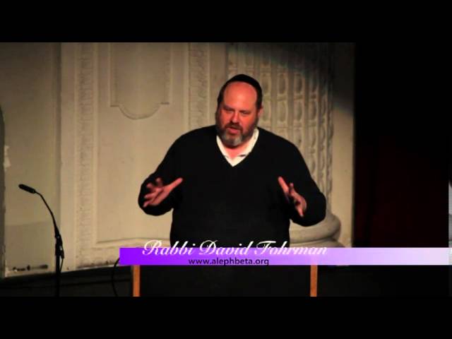 Monday, April 11, 2016: Rabbi David Fohrman