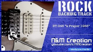 80s Hard Rock/Metal Guitar Backing Track Jam in Em | BT-045 chords