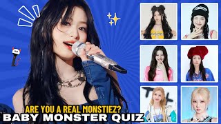 The Ultimate Baby Monster Quiz😈 Are You A Real Monstiez❓ - Kpop Quiz 2025