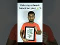 Rate my artwork based on your🔋%#art #drawing #shorts #viral #youtubeshorts #RupankarDey