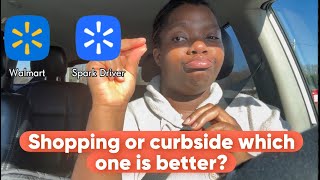 Walmart Curbside Pick Up Or Shop And Deliver | Walmart Spark Driver Ride Along | Ep 56