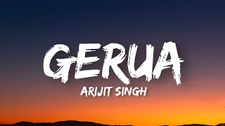Gerua - Arijit Singh \u0026 Antara Mitra (lyrics) | Dilwale | Sharukh khan \u0026 Kajol Devgan | Rhythm hub 