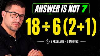 Only 1 in 5 Gets All Three | Math Warm-Up #4 — 3 Order of Operations Problems