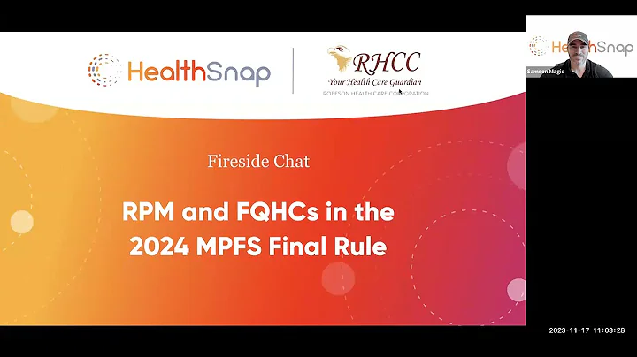 Fireside Chat: RPM and FQHCs in the 2024 MPFS Final Rule