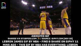 Lebron James GIF by NBA  Find  Share on ...