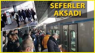 Metro Arızalandı, Yolcular Durakta Bekledi