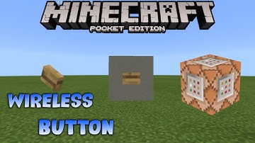 Wireless Button using Command block Tutorial | Minecraft Pe