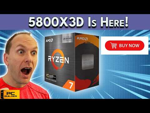 Thumbnail for Ryzen 5800X3D Is Here! But Is it Worth $349 vs AM5?