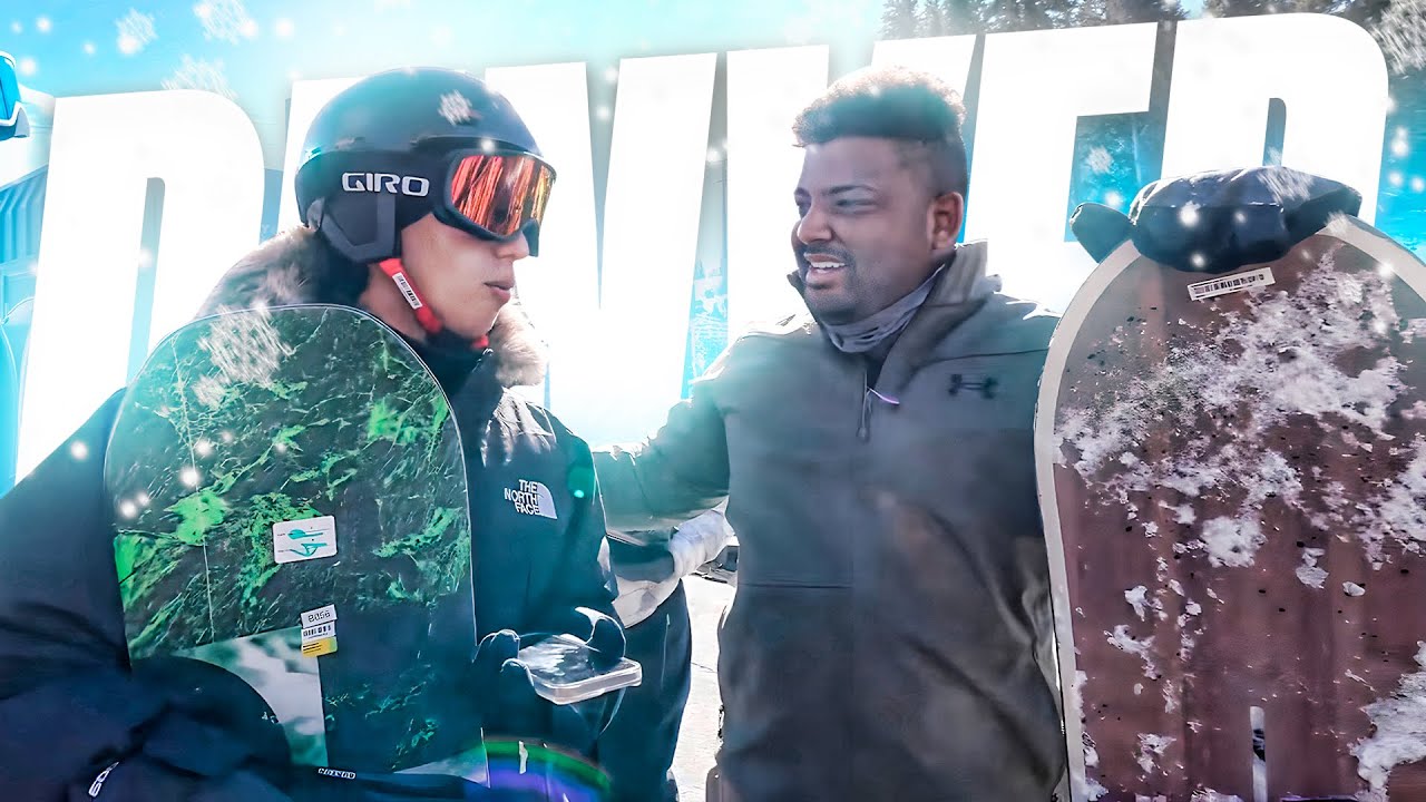 LA GANGA TOMANDO CLASES DE ESQUI🏂 *nos volvimos profesionales*