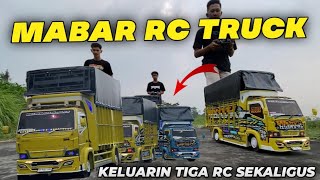 PERDANA‼️ KONVOI 3 MINIATUR RC TRUK,GA BERANI OLENGIN SANGKING MBOISNYA🤣