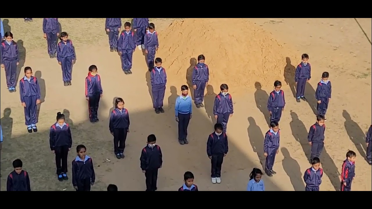 🇮🇳 A Beautiful Presentation Of The Indian National Anthem - Students Of Vivekanand Public School 🇮🇳