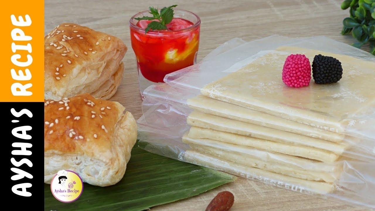 ফ্রোজেন পদ্ধতিসহ পারফেক্ট পেস্ট্রি শিট এর রেসিপি । Bakery Style Puff