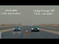   50         infiniti q50 red sport vs dodge charger