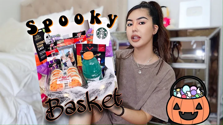 I Made My Bf A Spooky Basket!!