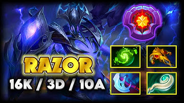 Static Storm : Razor Rules the Offlane With Forev ( Naga Siren )❤️