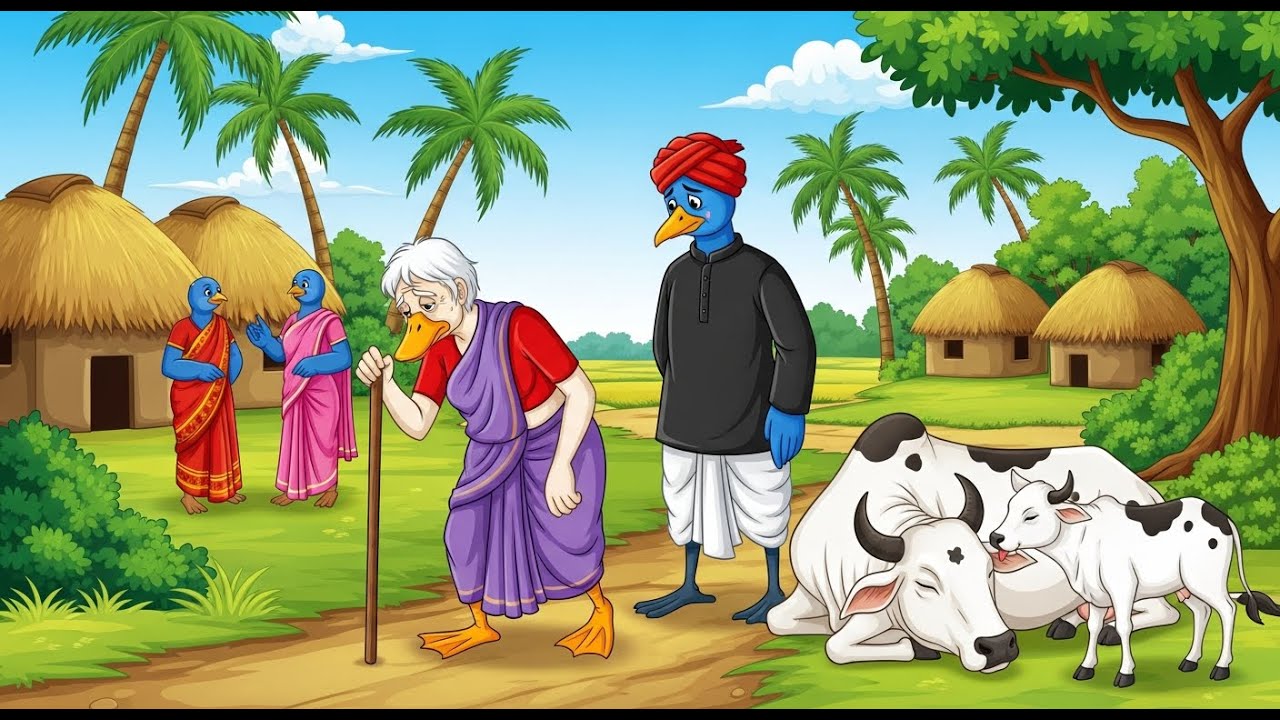 घर जमाई बना बेवकूफ son-in-law became a fool #HindiCartoon #birdAnimation #CartoonVideo