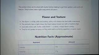 Ruby Tuesday Soft Pretzel Sticks Appetizer – Warm, Buttery, and Perfectly Dippable screenshot 5