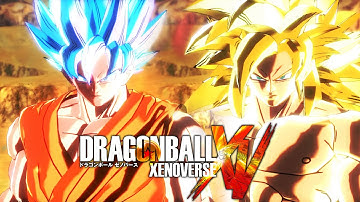 DBXV: SSGSS Goku vs Z Goku SSJ4 Gameplay Mod【HD】