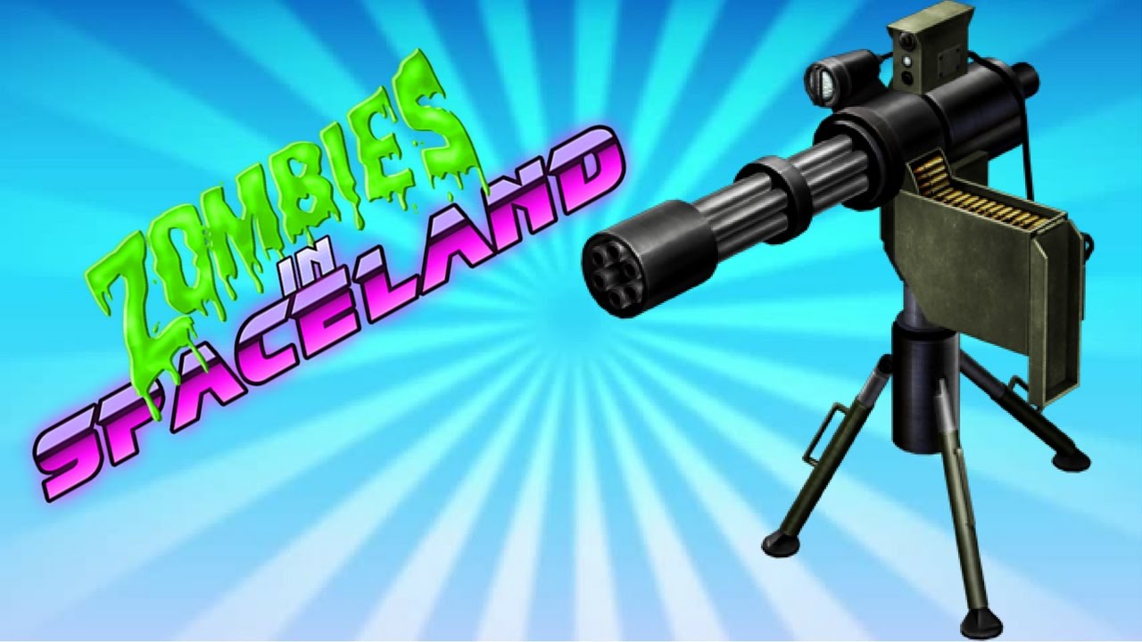 SENTRY GUN TRAP ON ZOMBIES IN SPACELAND How to Use Souvenir Coins And