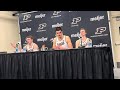 Northwestern Post Game | Braden Smith, Zach Edey, Fletcher Loyer