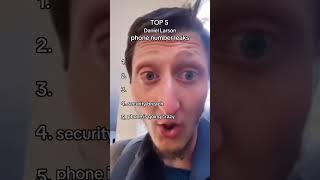 TOP 5 Daniel Larson Phone Number Leaks!!! 😱😳 #daniellarson