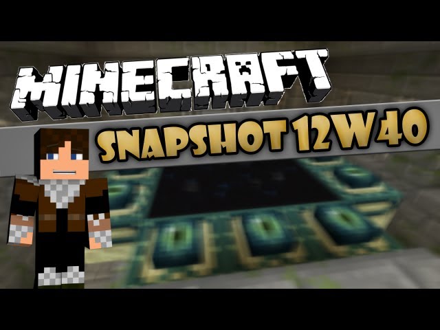 Minecraft Snapshot 12w40a Download 