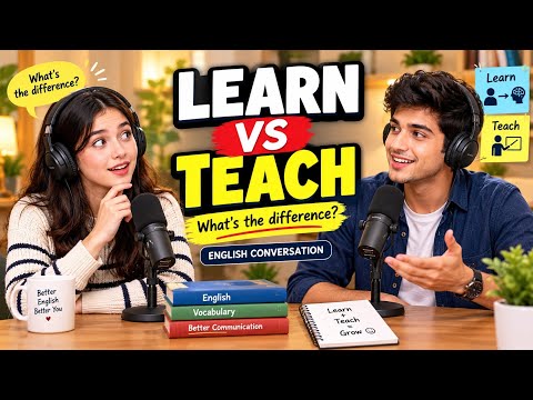 Learn or Teach? Stop Making This Common English Mistake!
