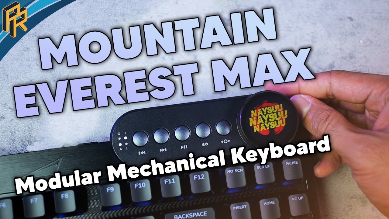 Mountain Everest MAX: Modular MECHANICAL Keyboard, Chill Unboxing and Typing Test