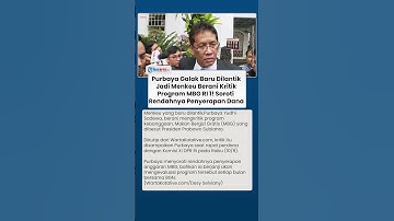 Purbaya Berani Kritik Program MBG Kebanggaan Prabowo, Soroti Rendahnya Penyerapan Anggaran