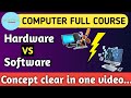 Hardware और Software में अंतर | Satya Tech Academy | Basic Computer 