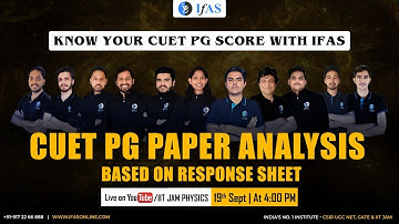 CUET PG Paper Analysis | Based on Response Sheet | IFAS