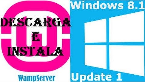 Descarga e Instala Wampserver 2.5 en Windows 8.1 update 1
