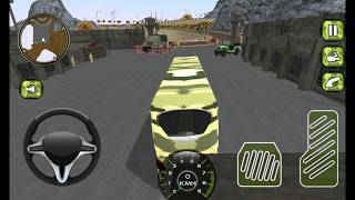 Us army soldiers transport- military bus transport(Game Play) screenshot 3