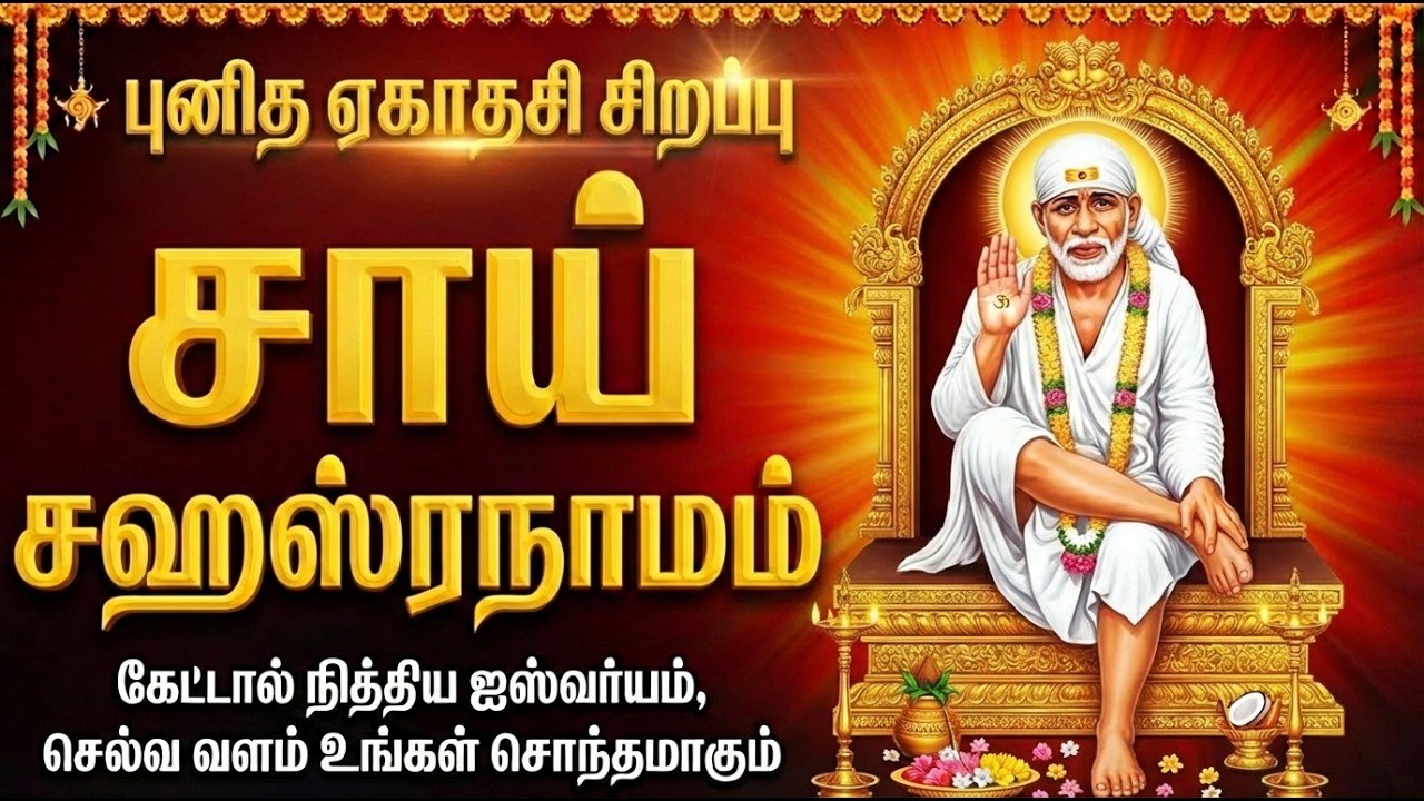 Thursday Special Shirdi Sai Suprabhatam 🙏 | Sai Baba Tamil Bhakti Songs | Sai Baba Bhakti Padalgal