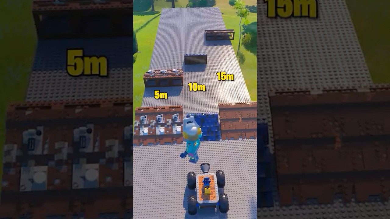 Тестирование различных прыжков в LEGO Fortnite пошло не так...