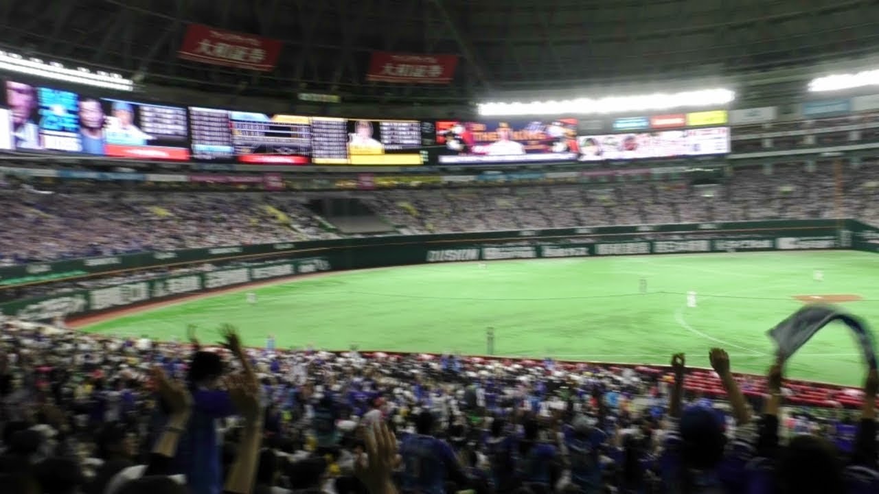 福岡ヤフオクドーム 3塁側ベイスターズファンの盛り上がり 17日本シリーズ第6戦 Youtube
