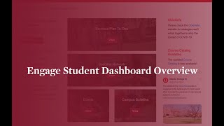 Engage Student Dashboard Overview screenshot 5